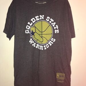 Large Golden State Warriors Gray T-Shirt retro brand new with tags